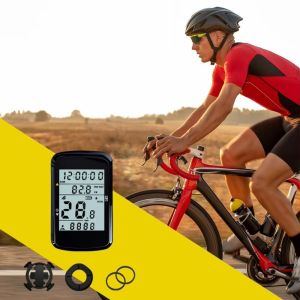 MANKA Rechargeable Bike Speedometer Waterproof 2.4 Inch Screen Electronic Stopwatch Cycling Equipment Auto Backlight Bicycle Counter Odometer Outdoor Cycling