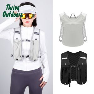 CC SP Thoáng khí Gói áo vest phản quang chạy bộ Chống thấm nước Có thể điều chỉnh Áo vest giữ nước chạy bộ Ba lô áo vest đạp xe Tiện lợi Áo vest chạy ngoài trời Hoạt động ngoài trời