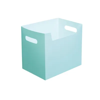 Ysgalery Desktop Storage Box Organizer Container Box Lipat Kotak Penyimpanan Buku & Dokumen Box File
