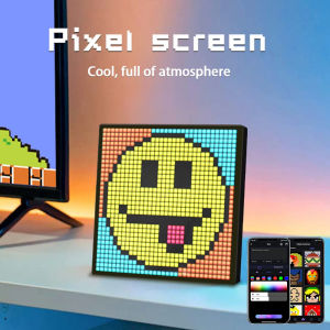 Smart APP Control LED Matrix Pixel Display Screen DIY Night Light Home Decoration Birthday Gift