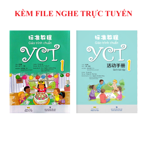 Sách- Combo: Giáo trình chuẩn YCT Tập 1 (Sách Bài Học - Bài Tập)+KÈM FILE NGHE ONLINE