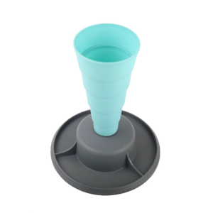 Space Saving Piping Bag Holder Stand Foldable Design with Storage Tray Organizers For Cake Decorating Baking Accessories