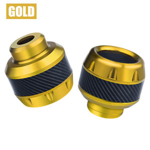 JPK【Ready Stock】Universal รถจักรยานยนต์กรอบ Slider อลูมิเนียมอัลลอยด์ด้านหน้าส้อมถ้วย Falling Crush Protector คาร์บอนไฟเบอร์สำหรับมอเตอร์ไซด์สกู๊ตเตอร์