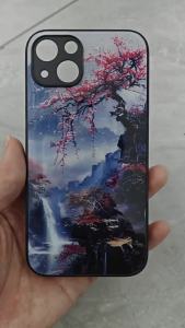 สำหรับ Oppo Reno 7Z 5G เคสศัพท์ป้องกันการตก ลายภาพวาดทิวทัศน์ บุคลิกภาพทันสมัย