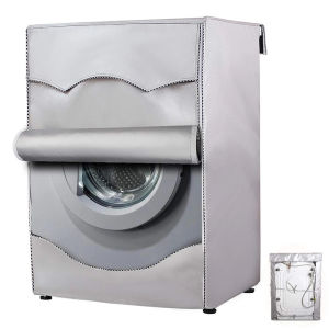 Silver washer-dryer cover Washing machine cover polyester sunscreen laundry silver-coated waterproof cover