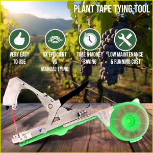 BARU KNIFEZER Alat Pengikat Batang Tomat Tape Tool Tanaman Alat Pita Batang Tapener Machine - VK20