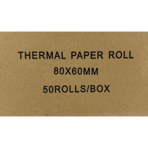 (80mm Receipt Rolls) Thermal Receipt Roll Paper 80X50mm=24 Meter Panjang / 80X60mm=35Meter Panjang Resit Kertas