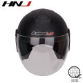 HNJ A4-002 Motorcycle Helmets Half Face for Women Clear Visor Motors Helmet with Men. 