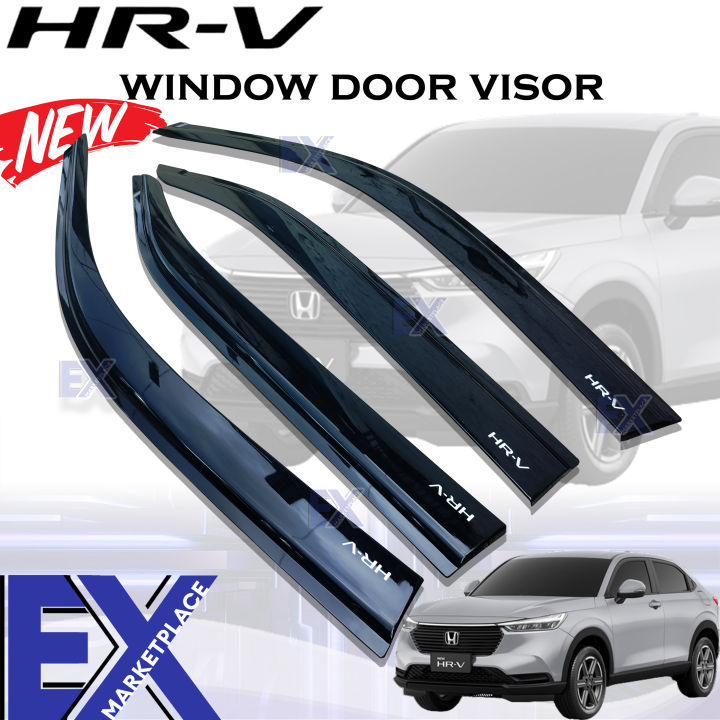 Honda HRV 20232024 Window door visor INJECTION TYPE Black Made in