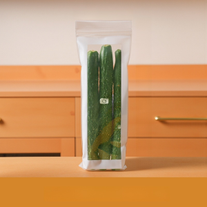 Long Thick Double Rib Fresh-Keeping Sealed Bag Food Grade Thickened Fresh-Keeping Sealed Bags Food Packaging Zip Lock Bag Refrigerator