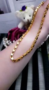 Xuping Rantai Kalung Padi Panjang 45Cm 72222d