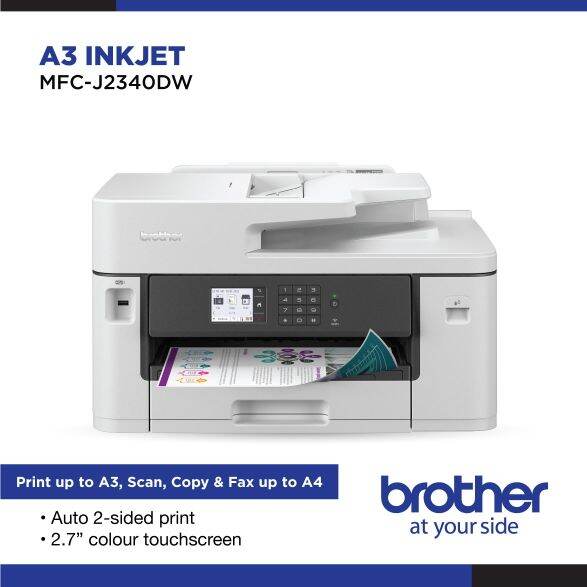 Brother MFC-J2340DW A3 Ink-Benefit Printer - Print Scan Copy Fax ...