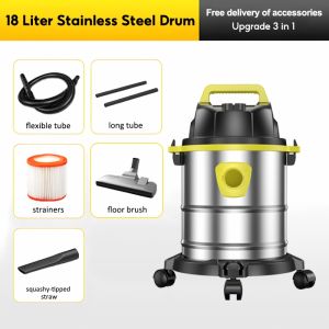 Vacuum Cleane Wet Dry & Blow vacuum cleaner heavy duty Household Commercial Car washing 1800W/18L