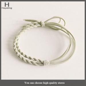 Hayating Hand-woven Bow Head Rope Female Simple Temperament Elegant Hair Tie Gift For Girlfriends