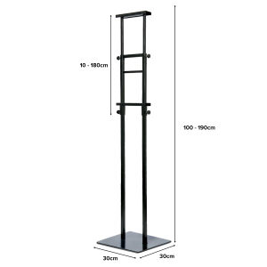 NEST Livo Poster Display Stand Adjustable Height Metal Stand SG