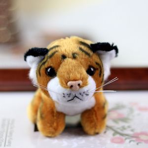 CIRCUIT Children Gift Cute Bag Hanging Ornament Cartoon Doll Stuffed Animals Chinese Zodiac Tiger Car Plush Keyring Tiger Plush Keychain Plush Pendant Stuffed Toys