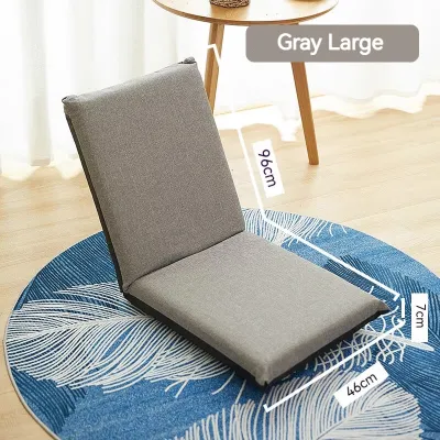 MISO Foldable Lazy Single Floor Sofa Bed European Style Multi-functional Adjustable Lazy Sofa Single Floor Tatami Foldable Sofa Bed Recliner Chair