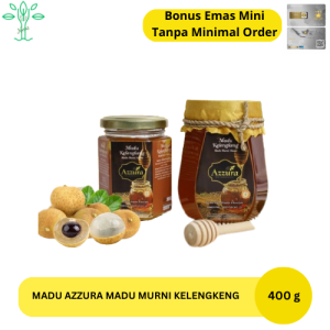 Madu Murni Kelengkeng Azzura Mengandung Antioksidan Tinggi 400 gram / Madu murni asli original Madu asli Madu murni