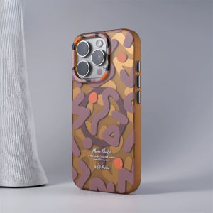 Artistic Graffiti Magnetic Phone Case For iPhone 16 15 14 13 12 Pro Max Plus For MagSafe Soft TPU Bumper+Hard Back Cover For iPhone 16 Pro Max Cartoon Pattern Matte Translucent Protection Casing