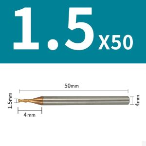 Carbide End Mill Cutter 2 F Milling Cutting HRC60° Degree Keyway Milling Cutters CNC Cutting Tool