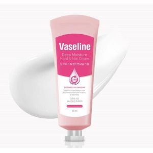 Kem tay dưỡng ẩm làm khoẻ móng Vaseline 24h Deep Moisture Hand & Nail Cream 60ml