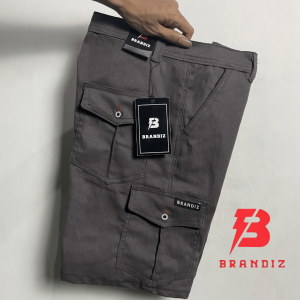 Celana Cargo Pendek bahan Katun Twill Premium Tebal dan Melar