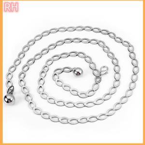 🔥🔥🔥ranghe เข็มขัดแฟชั่นผู้หญิงเข็มขัดดีไซน์หรูหราเข็มขัดโซ่แกะสลักเป็นรูกลวงสีเงินย้อนยุคสำหรับผู้หญิงเข็มขัดโลหะทรงกลมหรูหราเข็มขัดผู้หญิง