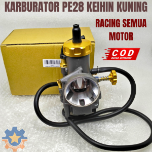 KARBURATOR PE28 KUNING RACING SEMUA MOTOR ORIGINAL ASLI KEIHIN THAILAND CARBURETOR KARBU CARBU KALBU