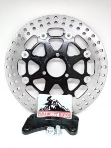 Disc Piringan Cakram Lebar bulat black MIO J - MIO GT - MIO M3 - XRIDE 260 mm MODEL TZM