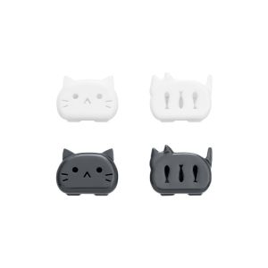 THANKSKY 4pcs Di động Hộp đựng cọ trang điểm Phim hoạt hình Có thể tái sử dụng Bao bảo vệ bàn chải đánh răng du lịch Đồ dùng cần thiết khi đi du lịch Ngăn ngừa bụi Bảo vệ đầu bàn chải đánh răng cho mèo Hành trình