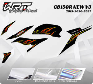 Striping CB150R v3- Stiker Decal CB 150 R 2018-2021 Api