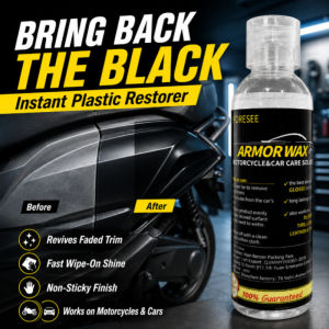 Plastic Restorer Trim Renewal Car Motorcycle Exterior Black Plastic Restorer Restores Faded Color UV Protection Revives Trim Auto Care Detailer