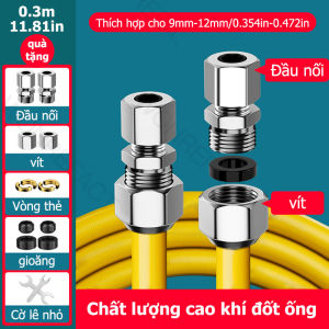 Tự nhiên Vòi khí ga bếp ga đường ống đặc biệt cao chịu nhiệt độ chống ăn mòn có thể tháo rời hộ gia đình chống cháy nổ ống thổi ống dẫn khí bếp thông dụng phụ kiện