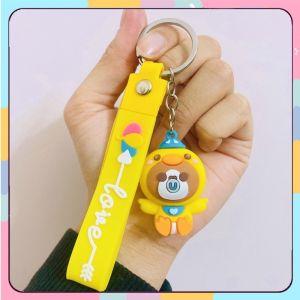 Móc khóa Vịt vàng dễ thương cute móc treo chìa khoá xe máy móc chìa khoá ô tô Hot trend