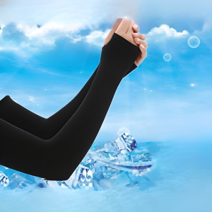UPF50+ Sunscreen Sleeves Long Lasting Sun Protection Ice Silk Sleeves For Driving Riding 隐形冰袖
