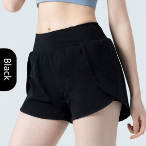 Yoga Sports Shorts Women Fitness Yoga Shorts Elastic Waist Quick-drying Summer Shorts Women’s Sportwear Fitness Leisure Shorts Running Breathing Bike Shorts