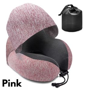 TOP HOME PH Memory Foam Travel Pillow with Hood Lightweight Neck Cushion for Sleeping Graduation Gift