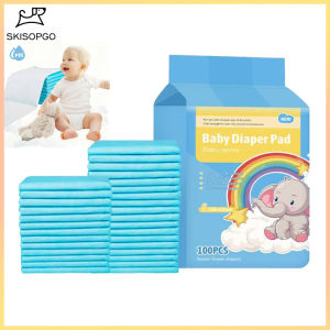 SKISOPGO 50/100 Pcs BABY Absorbent Pad Pee Disposable Stain-Proof Newborn Mattress Waterproof Breathable
