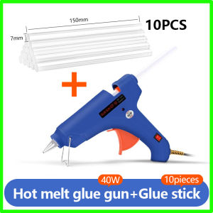 Hot Melt Glue Gun Diy Crafts Repair Tool With Stick Electric Heating Creative