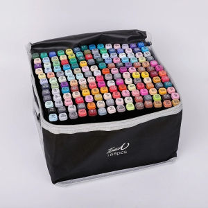 Colour Dual Tip Marker Pen Set Oily Colors Art Markers Drawing Sketching Markers Oily Double Head Painting
