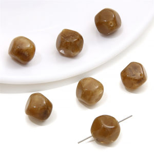 5pcs Colorful Acrylic Beads Loose Spacer Irregular Beads for Jewelry Making DIY Bracelet Necklace Accessories