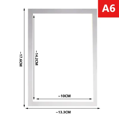 🇸🇬 2 in 1 Adhesive Magnetic Photo Frame A3 A4 A5 A6 For Picture Poster Art Work Award Certificate Notice License Advertisement Polaroid Notes Home School Office Tuition Center Shop Student Teacher Kids Children Fridge Hanging Wall Album Display Decor