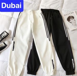 QUẦN JOGGER THỂ THAO NAM NỮ 3 SỌC CHỮ NUTRENT CHẤT NỈ DÀY DA CÁ THOÁNG MÁT ULZZANG CAO CẤP - DUBAI FASHION