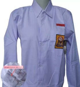 Baju putih SMP lengan panjang Seragam sekolah SMP kain OXFORD*