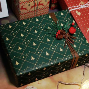 【Crazy sales】DIY Gift Wrapping Paper Present packing paper Party decorate Birthday and Merry Christmas Celebration