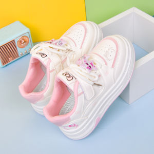 hello kitty sneakers for kids girl  white rubber shoes for kids size 26-37