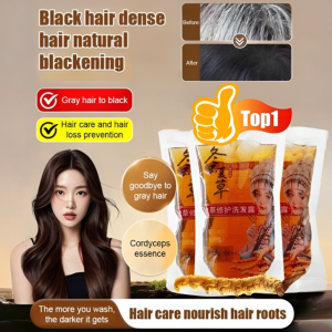 Cordyceps Repairing and Nourishing Shampoo Cordyceps Sinensis Oil Control Shampoo Oil Controlling and Hair Nourishing Shampoo Sachet Packaging冬虫夏草控油洗发水