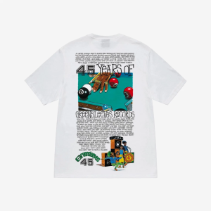 official Authentic Stussy Greensleeves 45 T-Shirt  Same style for men and women