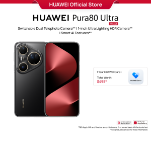 HUAWEI Pura 80 Ultra Smartphone l Switchable Dual Telephoto Camera l 1-inch Ultra Lighting HDR Camera l Smart AI Features