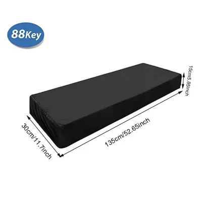 LUXEMO 1Pcs Waterproof Keyboard Dust Cover 61/88 Keys Dustproof Piano Keyboard Cover Durable Canvas Piano Cover Musical Instrument Accessories